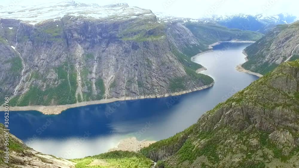 Amazing aerial view of the Norwegian fjords. Amazing aerial view of the Norwegian fjords.