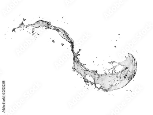 water Splash isolate photo