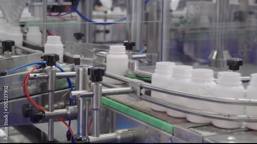 Equipment for pharmaceutical and chemical laboratories and industry, an automatic line for packaging of drugs