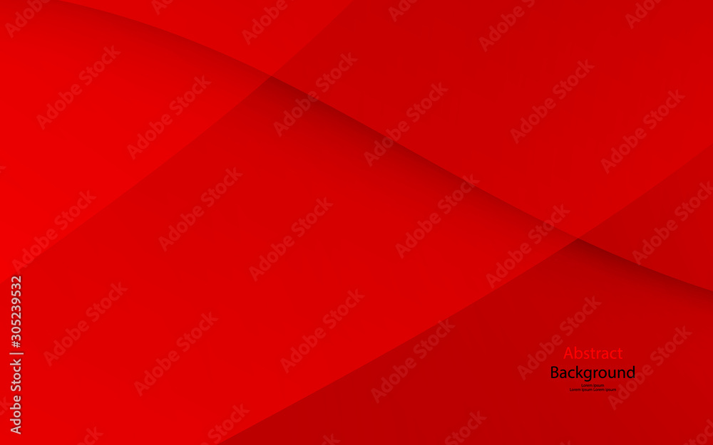 Red tone color and black color background abstract art vector 