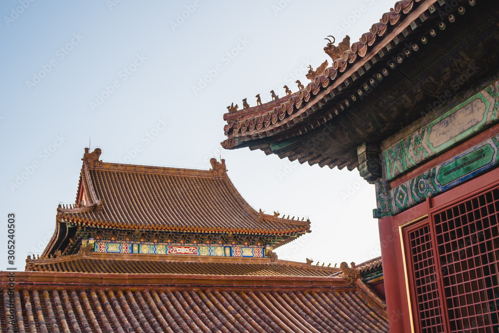 Chinese traditional architecture, Chinese roof top design in Beijing Chinese traditional architecture, Chinese roof top design in Beijing