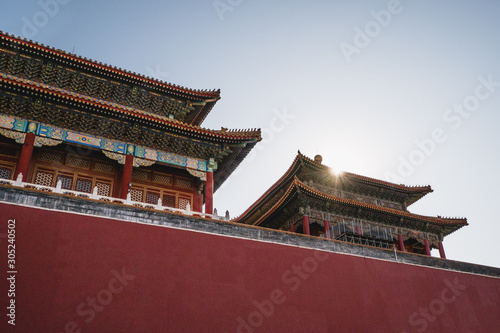 Chinese traditional architecture, Chinese roof top design in Beijing