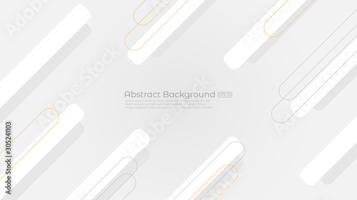 Abstract white background or texture with geometric shapes trendy modern and minimalist for cover design  wallpaper. Creative geometric simple design. EPS 10 vector.