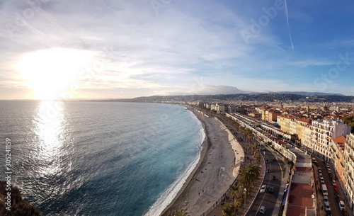 Wallpaper Mural Sunset in Nice Torontodigital.ca