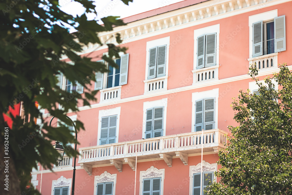 Fototapeta premium Hausfassade Ajaccio, Korsika