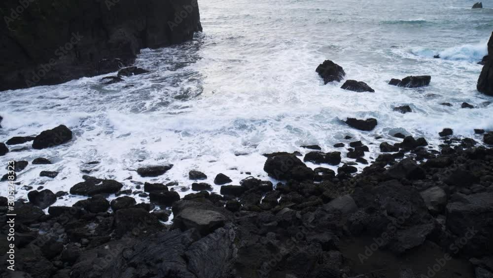 Extreme Wave crushing coast , Large Ocean Beautiful Wave, Awesome power of waves breaking over dangerous rocks Extreme Wave crushing coast , Large Ocean Beautiful Wave, Awesome power of waves breaking over dangerous rocks