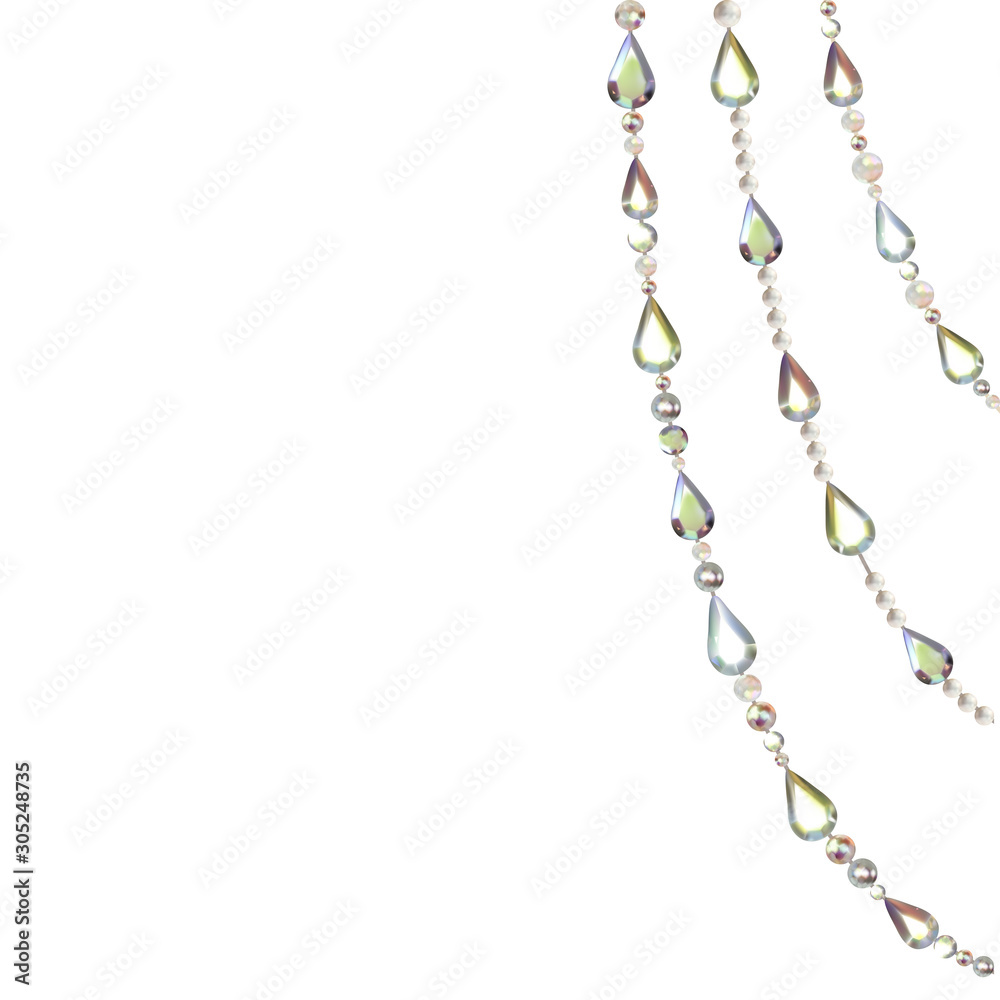 Pearls. Vector illustration. Beads. Jewelry. Background. Crystals. Gems. Pearls. Vector illustration. Beads. Jewelry. Background. Crystals. Gems.
