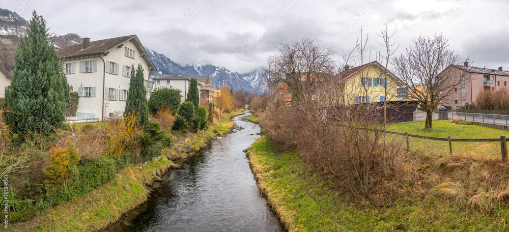 The beautiful landscape, Vaduz, Liechtenstein