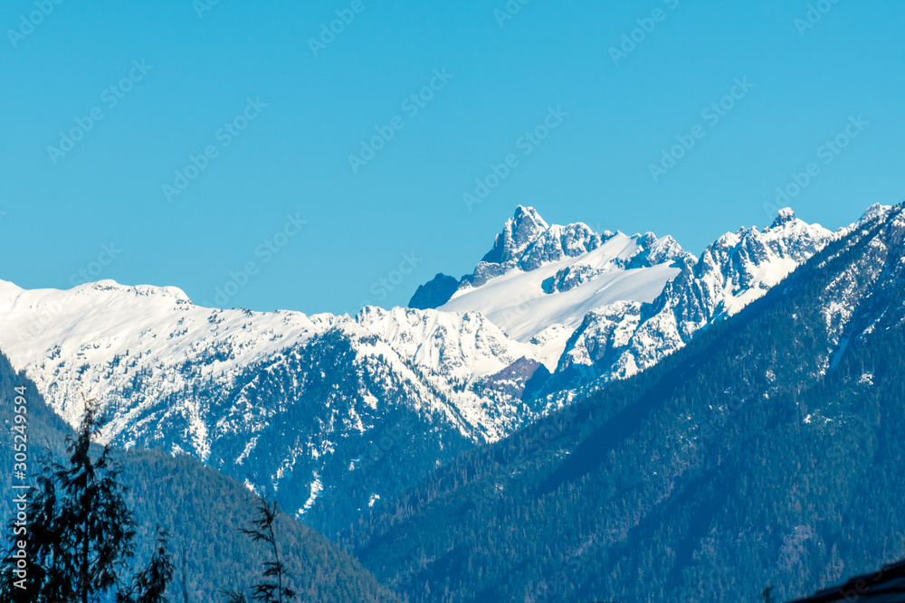 View at snow mountains in British Columbia, Canada. View at snow mountains in British Columbia, Canada.