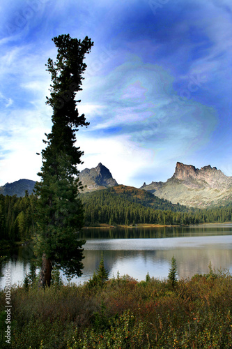 lake West Sayan. Ergaki