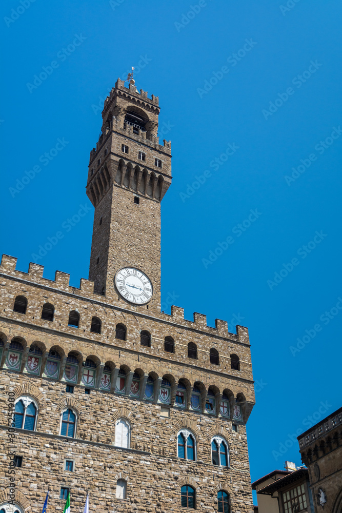 The Palazzo Vecchio in Florence