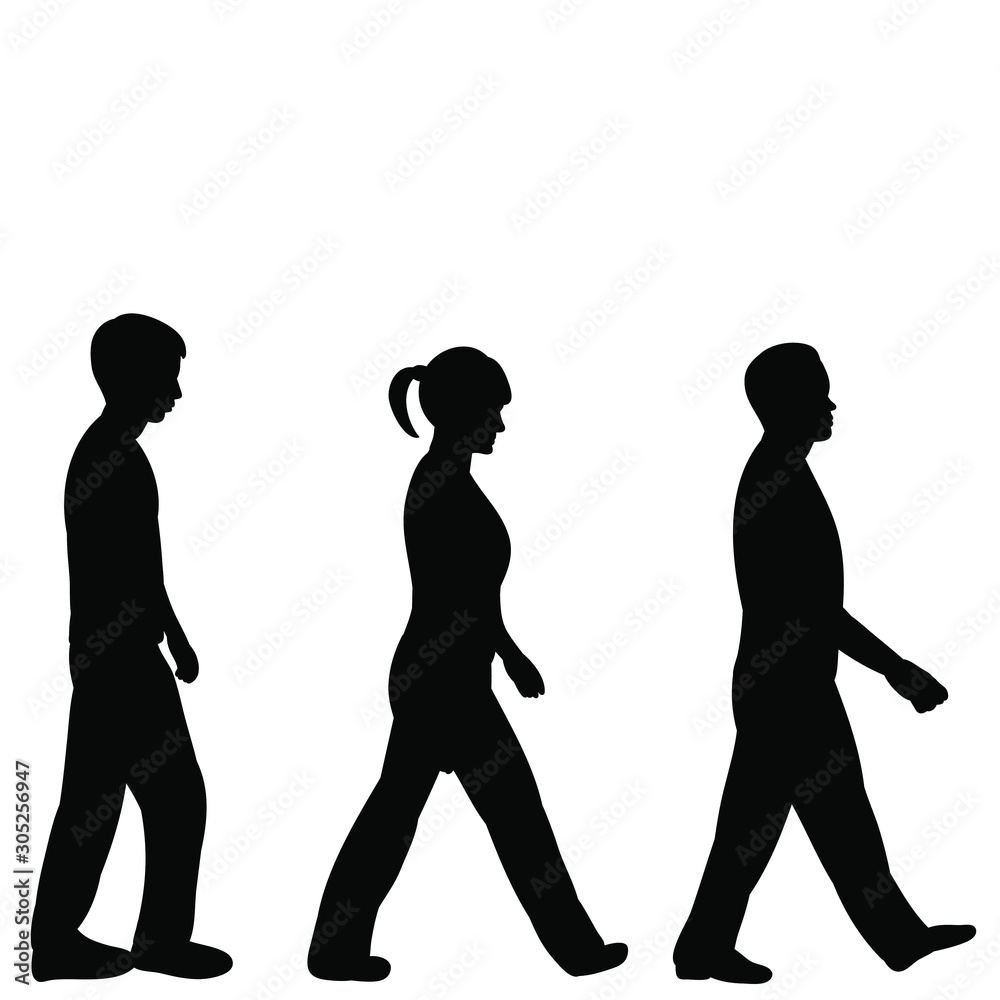 silhouette of a walking man silhouette of a walking man