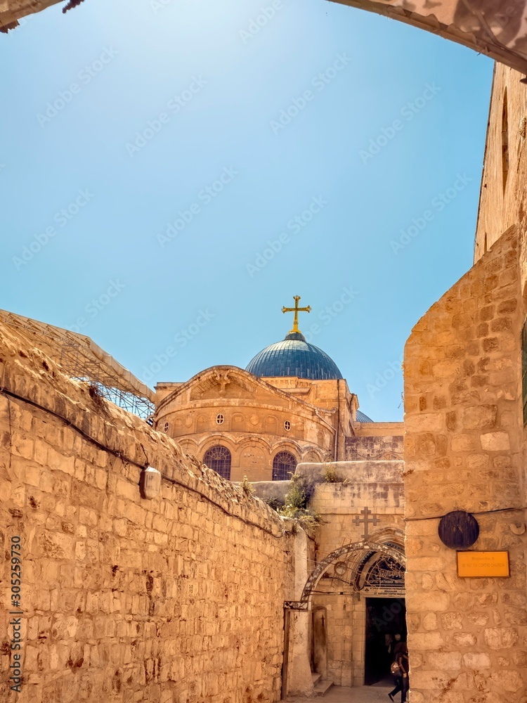 coptic orthodoxen Kirche. Jerusalem. Israel