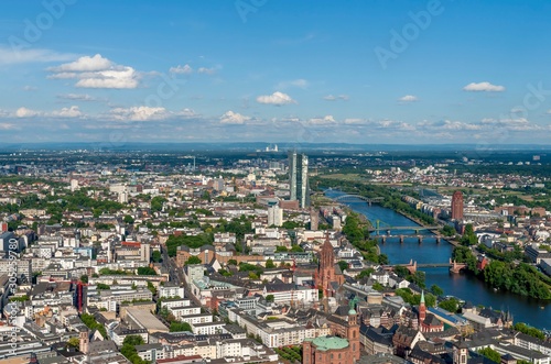 Panorama Frankfurt a. Main, Hessen. Deutschland © hifografik