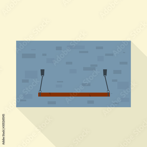 Vector design of plank-bed and bed logo. Graphic of plank-bed and bunk stock symbol for web.