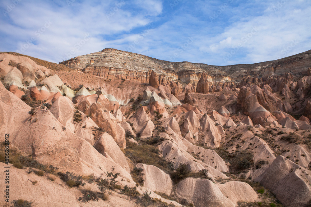 Rose Valley in Goreme, Cappadocia, Turkey Rose Valley in Goreme, Cappadocia, Turkey