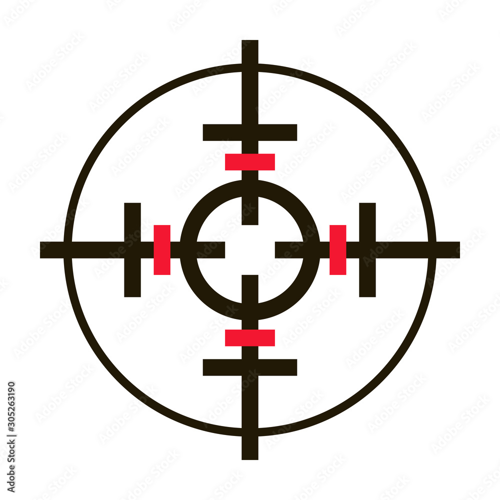 Sniper sight vector icon.Black vector icon isolated on white background sniper sight. Sniper sight vector icon.Black vector icon isolated on white background sniper sight.