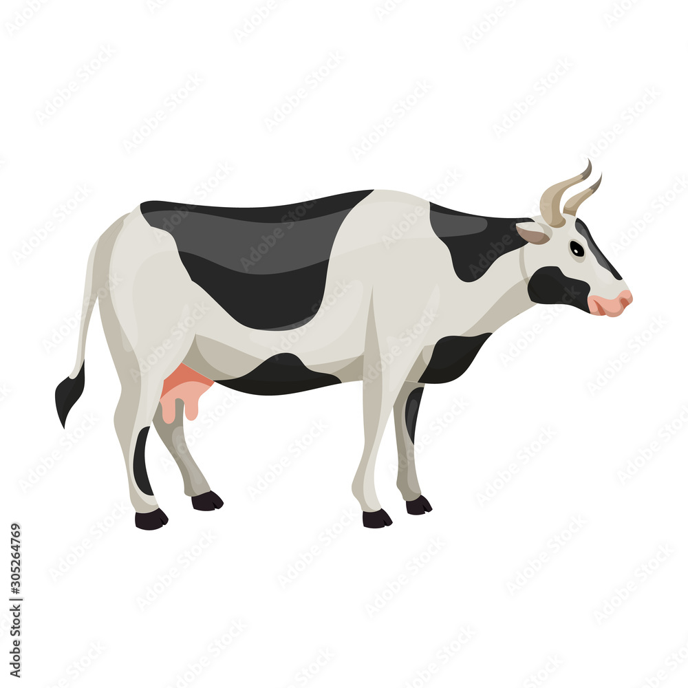 Cow vector icon.Cartoon vector icon isolated on white background cow. Cow vector icon.Cartoon vector icon isolated on white background cow.