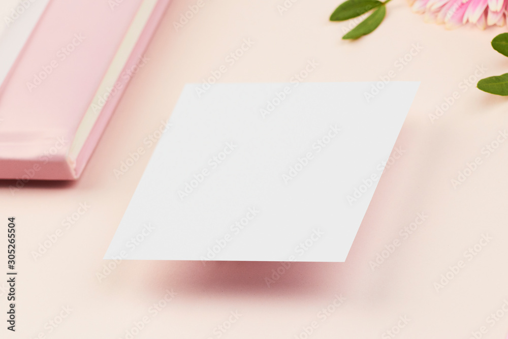 white paper mockup on peach background flower petal floral feminine pastel rose pink planner book envelope paper white paper mockup on peach background flower petal floral feminine pastel rose pink planner book envelope paper