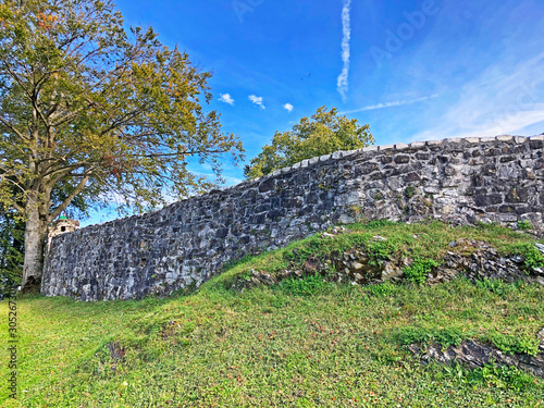 Burgruine Rotzberg or Burgruine Rotzburg or Ruine Rotzburg or Castle ruin Rotzberg, Stans - Canton of Nidwalden, Switzerland photo