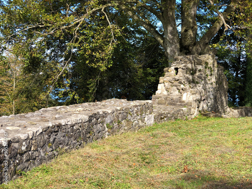 Burgruine Rotzberg or Burgruine Rotzburg or Ruine Rotzburg or Castle ruin Rotzberg, Stans - Canton of Nidwalden, Switzerland photo