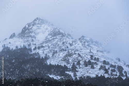 Sierra de Guadarrama, Navacerrada nevada photo