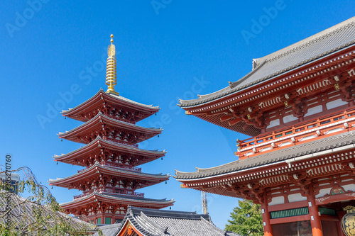 Sensoji temple Asakusa in Tokyo