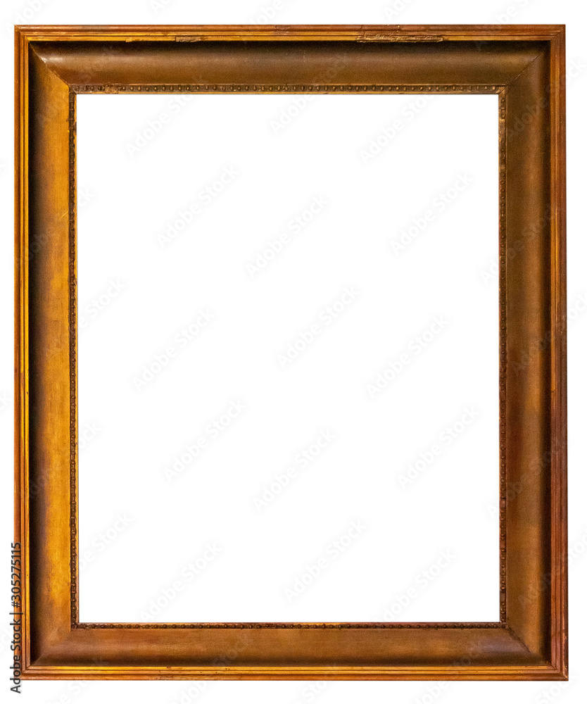 Fototapeta premium Frame baguette isolated decor gold vintage interior