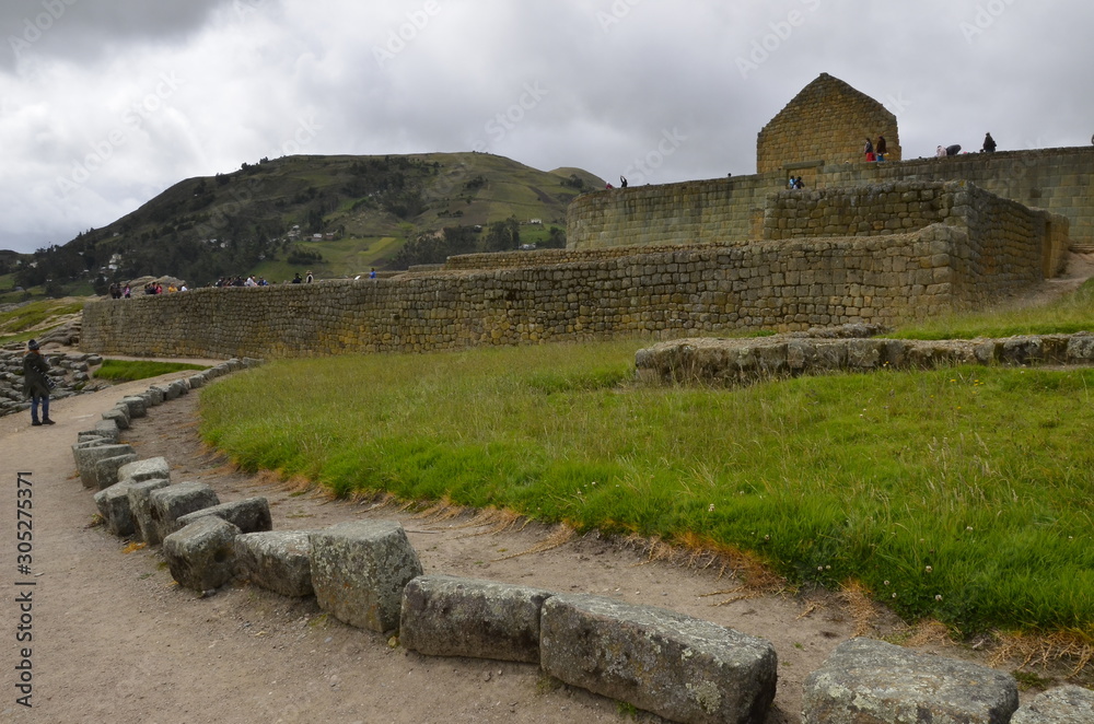 Ingapirca Inca ruins in Ecuador