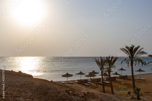 spiaggia al tramonto photo