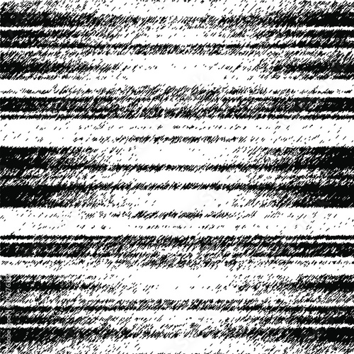 Abstract grunge texture, distress strips pattern, striped distressed background, old, dirty surface, black and white vector illustration.