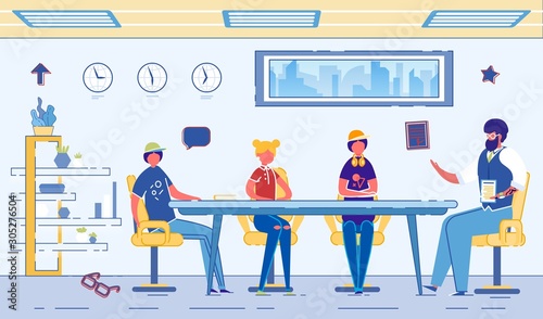 Bright Teaching Children Creativity School Class.