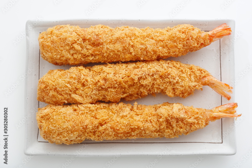 Image of common Japanese fried shrimp Image of common Japanese fried shrimp