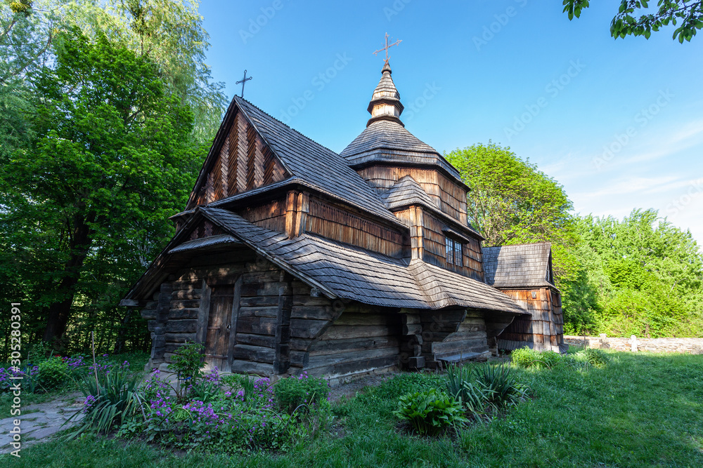 Building in Pirogogo Ethnographic Park, Kiev, Ukraine