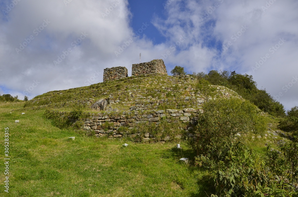 Inca ruins of Cojitambo, Cañar , Ecuador