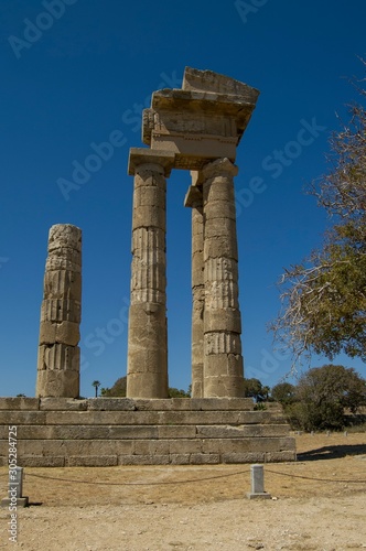 Acropolis of ancient Rhodes, Rhodos, Greece