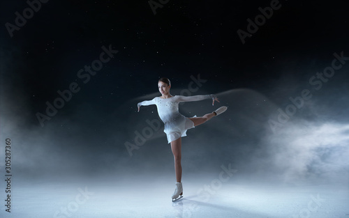 Figure skating girl. © Victoria VIAR PRO