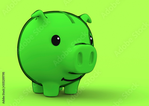 Pig Coin Bank - 3D