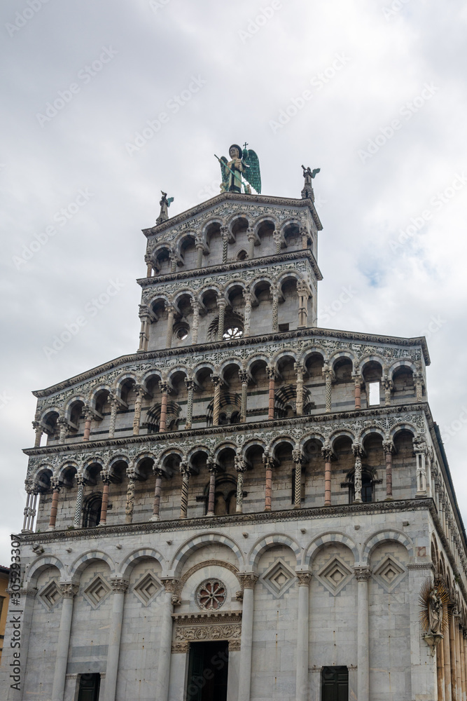 The basilic of San Michele in Foro in Lucca