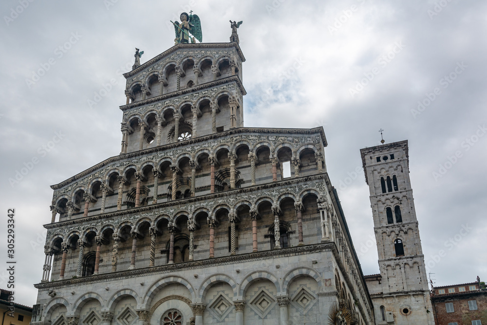 The basilic of San Michele in Foro in Lucca