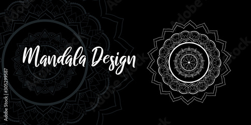 Mandala Design - Dark Background