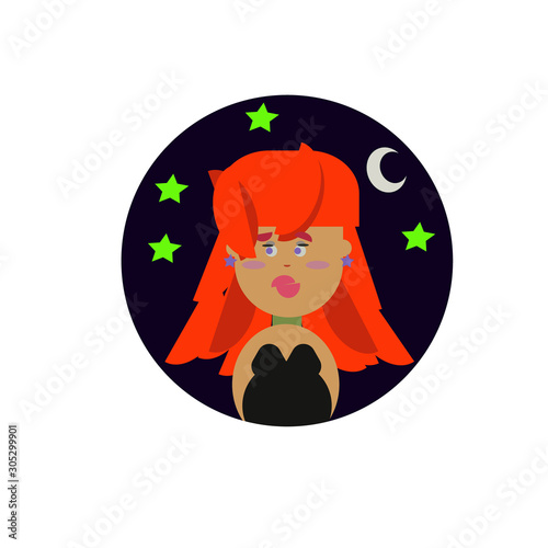 Cute nightlife party girl