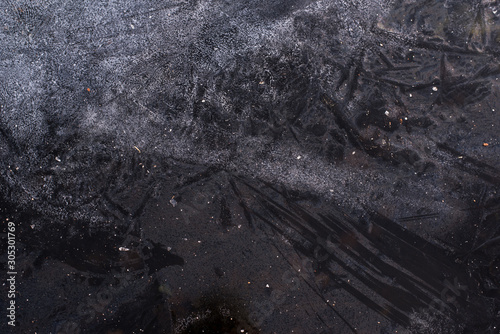 The unique texture of the ice for the designer. The background for the copyspace.