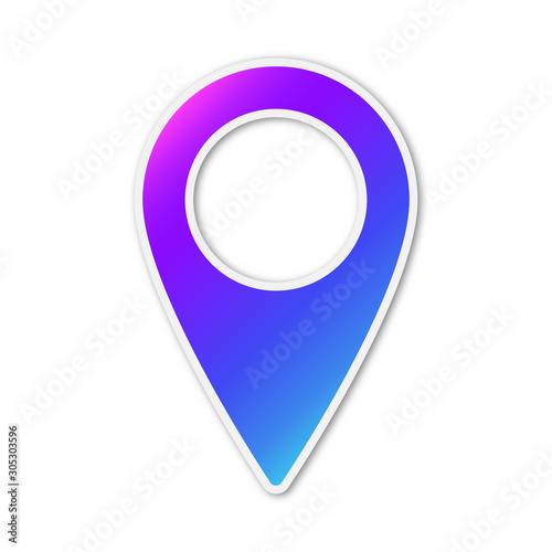 Free Download Vector Location pin icon isolated. - GFXLoad