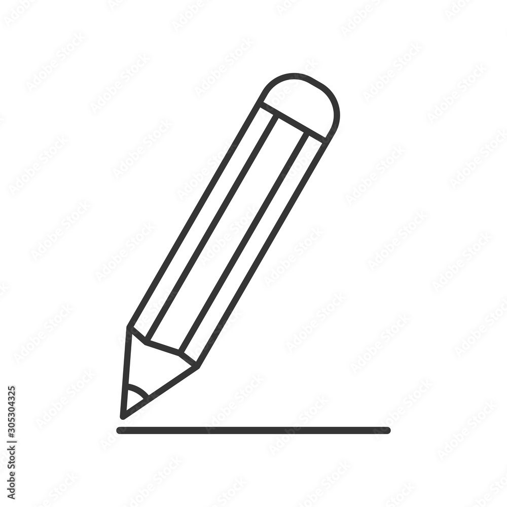 Pencil icon - vector. Pencil icon - vector.