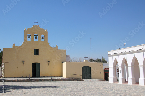 Church San Jose in the village of Cachi, Argentina photo