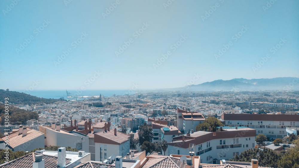  Urban views from the Malaga Viewpoint