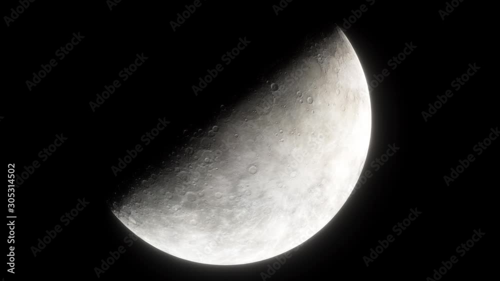 Detailed view of planet Mercury from Space. Cinematic 3d animation of planet Mercury Detailed view of planet Mercury from Space. Cinematic 3d animation of planet Mercury