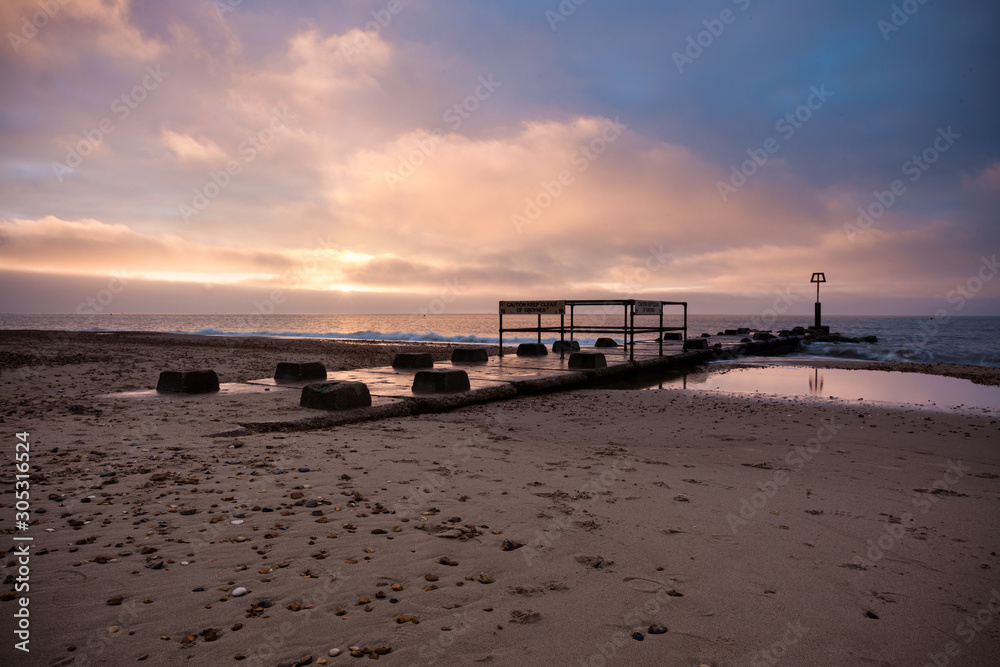 Boscombe Seafront in Autumn