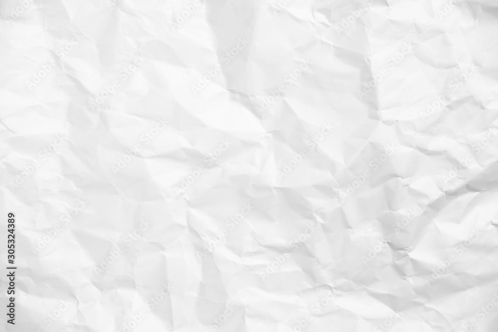 White crumpled paper texture background. White crumpled paper texture background.